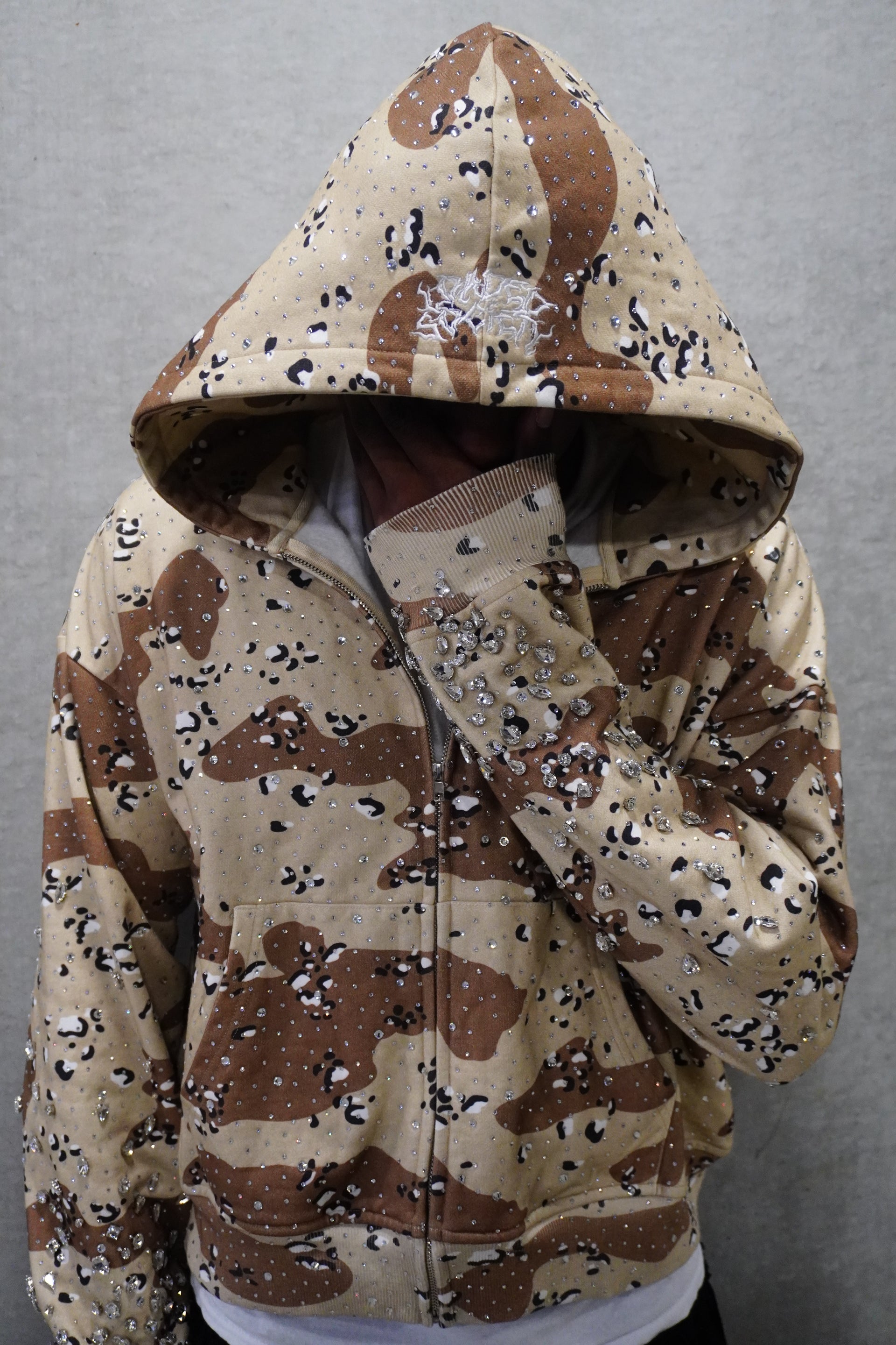 DESERT CAMO ZIP UP
