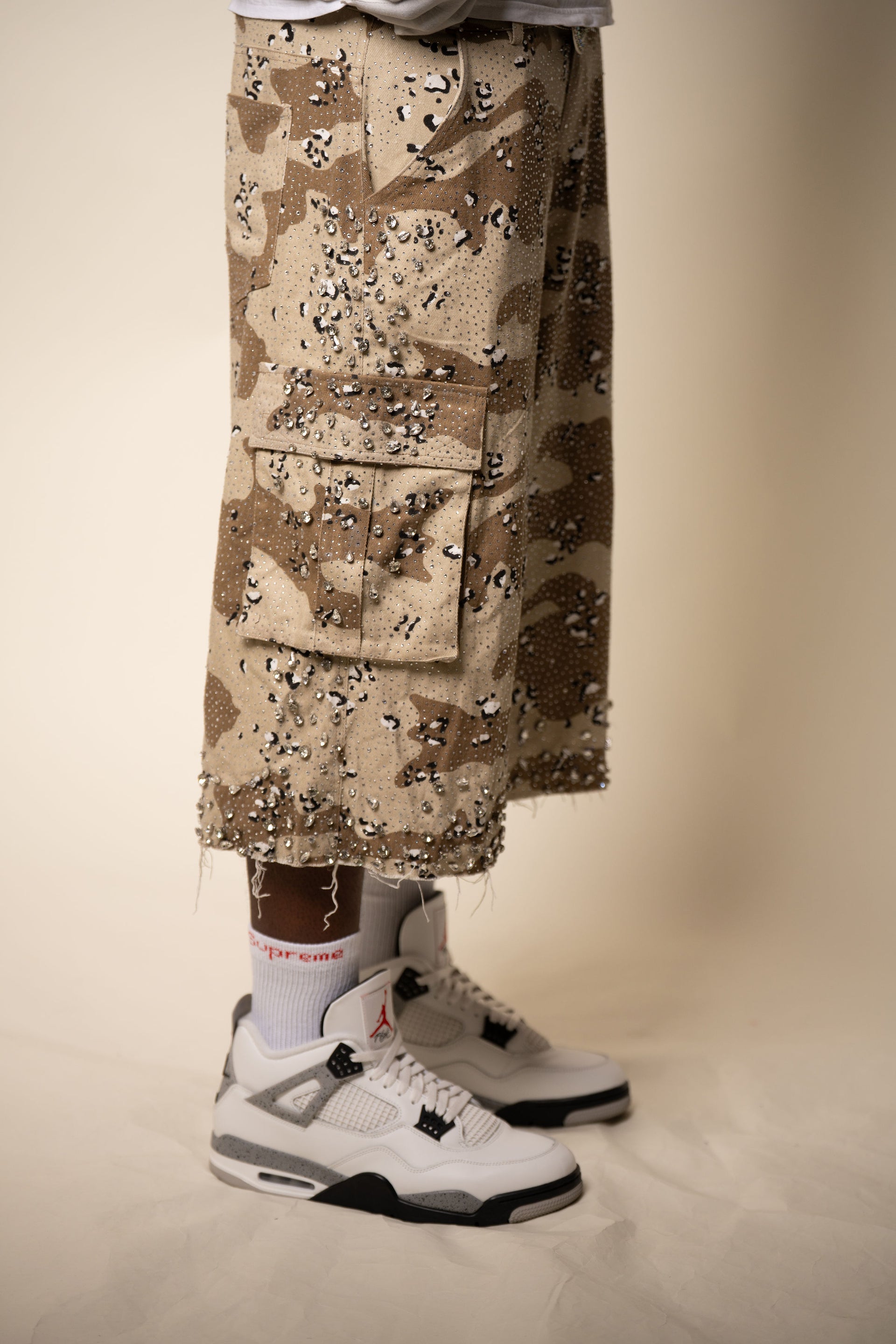DIAMOND DESERT CAMO CARGO SHORTS